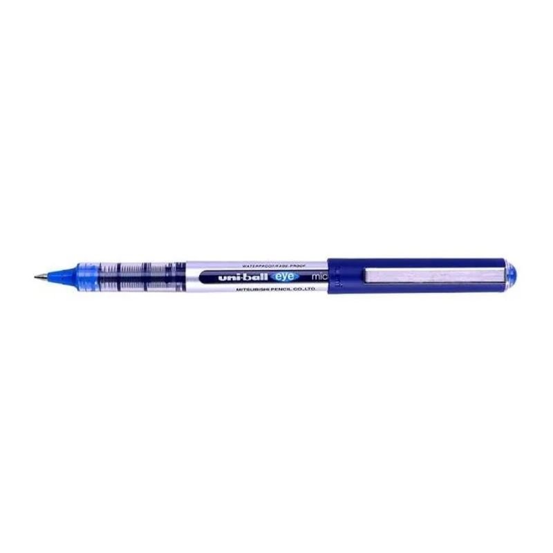 OSAMA Uni-Ball Eye Micro MUB150B – Penna Roller Blu, Punta 0,5 mm, Confezione da 12