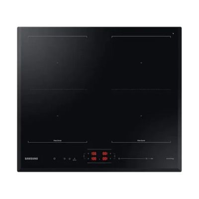 Samsung NZ64B5066KK Piano Cottura a Induzione Slim Fit, 60 cm, 4 Zone, Doppia Flex Zone, Wi-Fi, Nero
