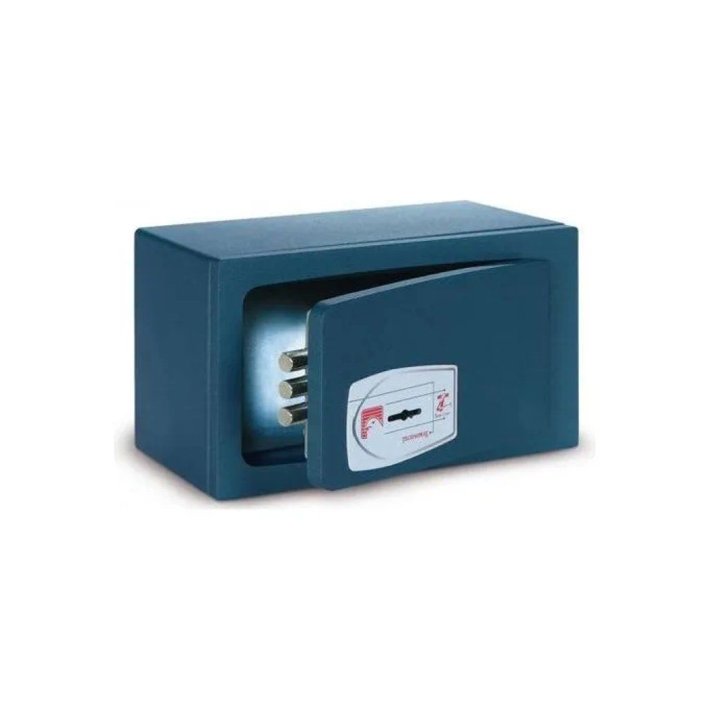 Technomax MB/0 Cassaforte a muro con chiave a doppia mappa, 2,5 L