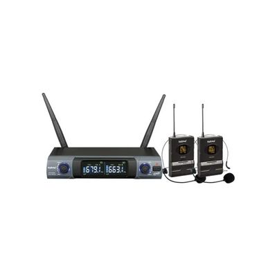 Karma SET 8302LAV Radiomicrofono Doppio UHF ad Archetto Karma SET 8302LAV Radiomicrofono Doppio UHF ad Archetto
