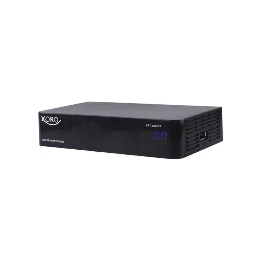 Xoro HRT 7615 NP Decoder Digitale Terrestre DVB-T2 HEVC Nero