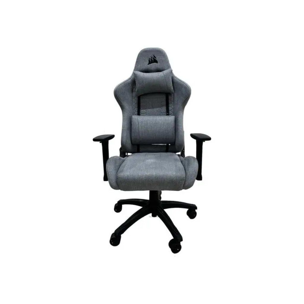 Corsair TC100 Relaxed – Sedia gaming in tessuto grigio reclinabile