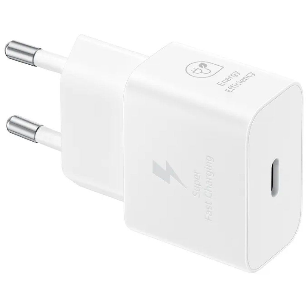 Samsung EP-T2510NWEGEU Caricabatterie USB-C 25W Super Fast Charging Bianco