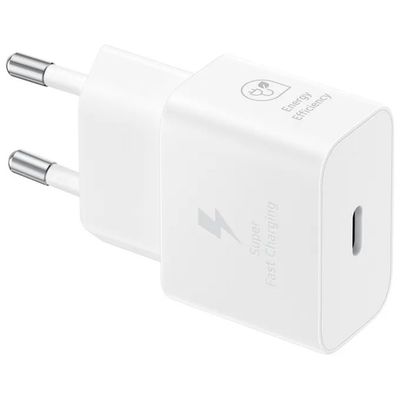 Samsung EP-T2510NWEGEU Caricabatterie USB-C 25W Super Fast Charging Bianco