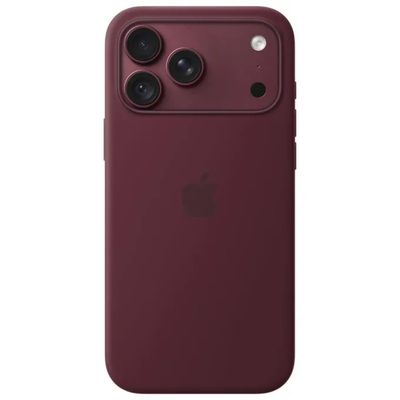 Apple Custodia MagSafe in silicone per iPhone 18 Pro Max, Borgogna