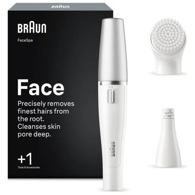 Braun FaceSpa 810 Epilatore e Spazzola per il Viso Impermeabile
