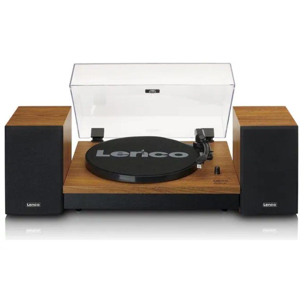 Lenco LS-310WD Giradischi Bluetooth con Diffusori, Effetto Legno Lenco LS-310WD Giradischi Bluetooth con Diffusori, Effetto Legno