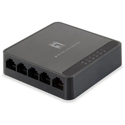 LEVEL ONE LevelOne GEU-0522 Switch Gigabit Ethernet a 5 porte LEVEL ONE LevelOne GEU-0522 Switch Gigabit Ethernet a 5 porte