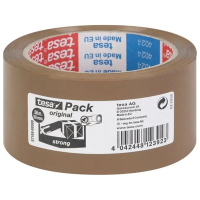 COMET Tesa tesapack Strong nastro da imballo avana, 50 mm x 66 m, confezione da 6