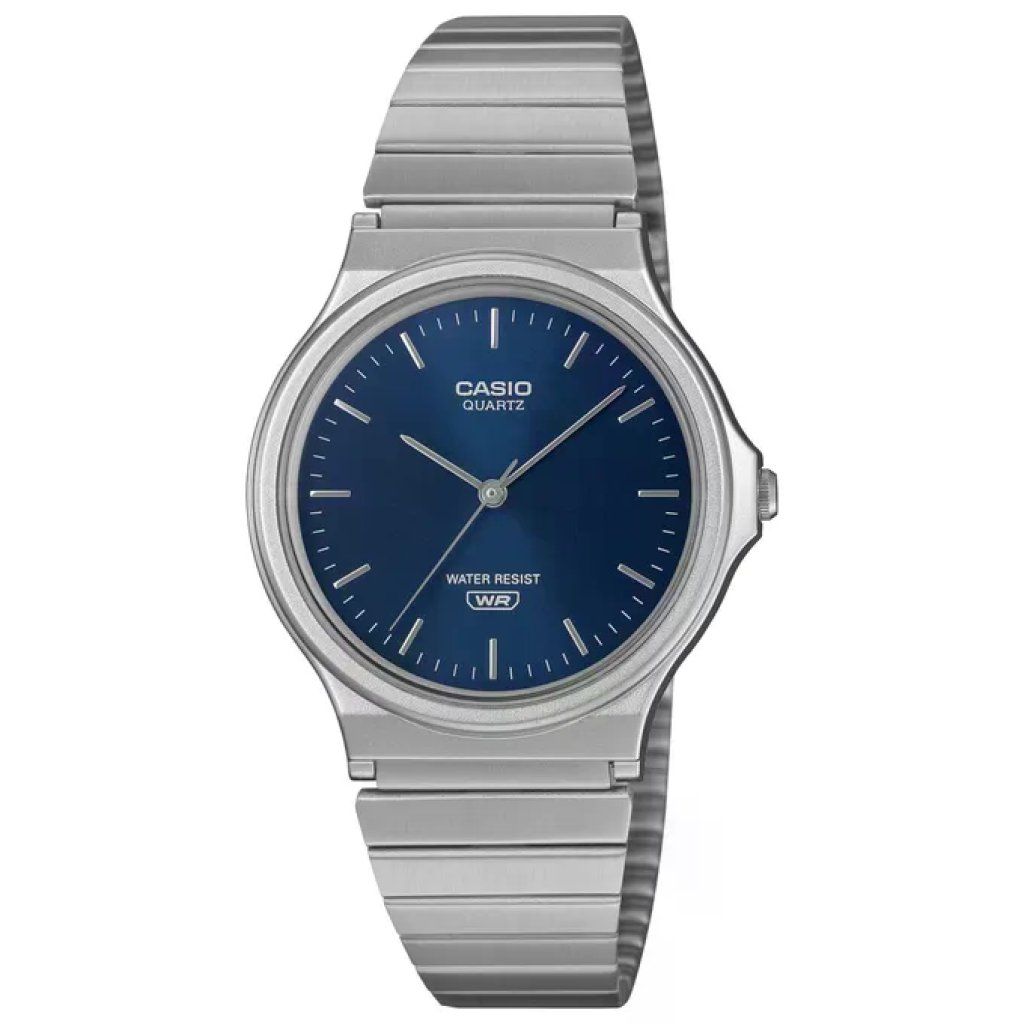 Casio MQ-24D-2AEF Orologio Unisex con Quadrante Blu e Cinturino in Acciaio Casio MQ-24D-2AEF Orologio Unisex con Quadrante Blu e Cinturino in Acciaio