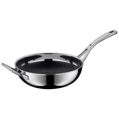 WMF Profi Resist Wok 28 cm in acciaio inox