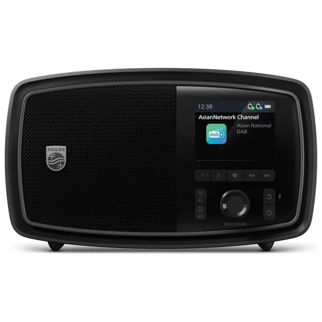 Philips TAV2000DB Radio Portatile DAB+/FM Bluetooth 5.4, 5 W, Nero