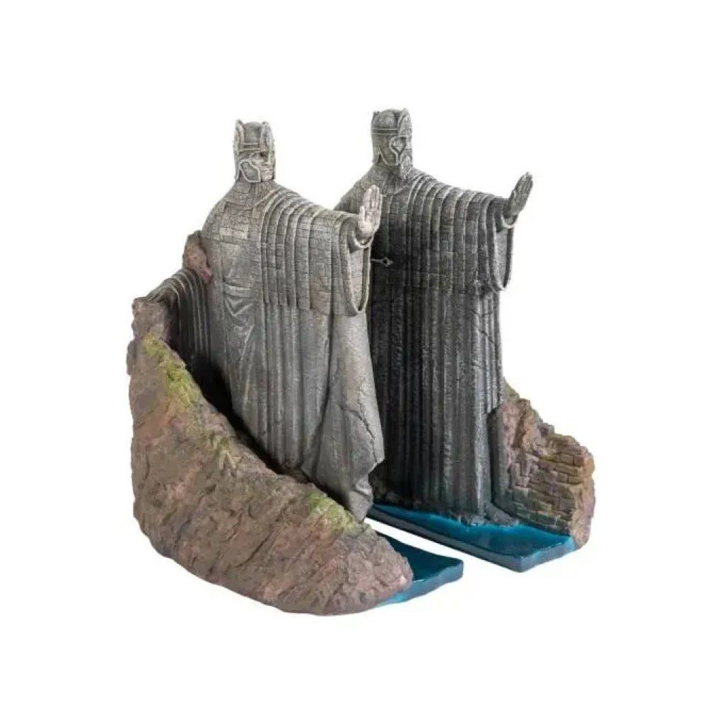 Grupo Erik SLIB02 Fermalibri Argonath Il Signore degli Anelli Resina 16cm Dipinti a Mano Set 2 Pezzi