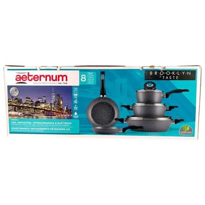 Aeternum Brooklyn Taste Batteria di Pentole 8 Pezzi