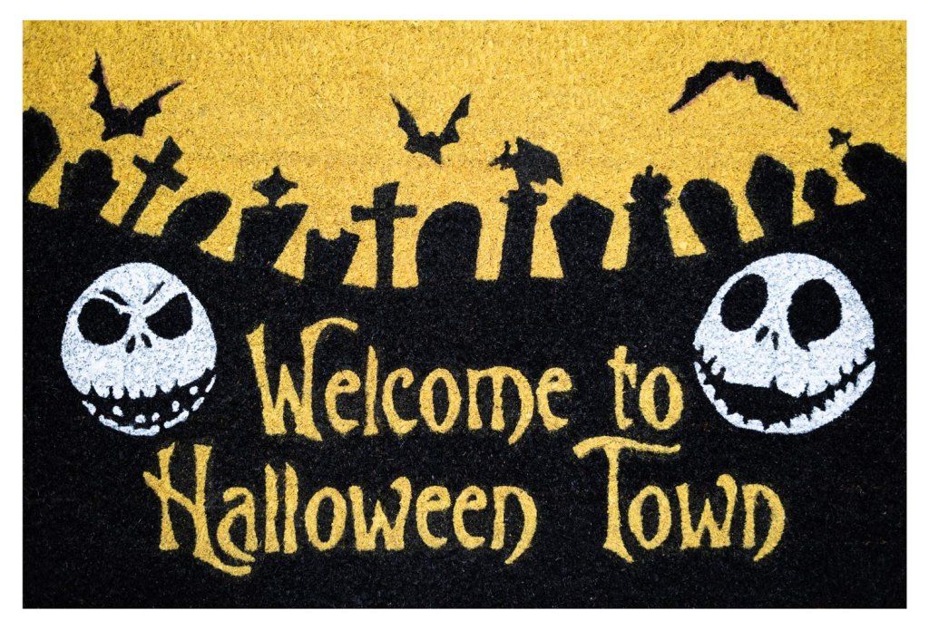 GRUPO ERIK Zerbino Nightmare Before Christmas Halloween Town 40 x 60 cm GRUPO ERIK Zerbino Nightmare Before Christmas Halloween Town 40 x 60 cm