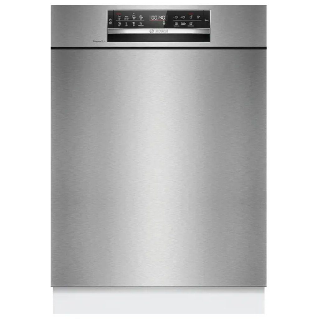 Bosch Serie 6 SMU6ECS12E Lavastoviglie sottopiano, 14 coperti, Classe A, Acciaio spazzolato