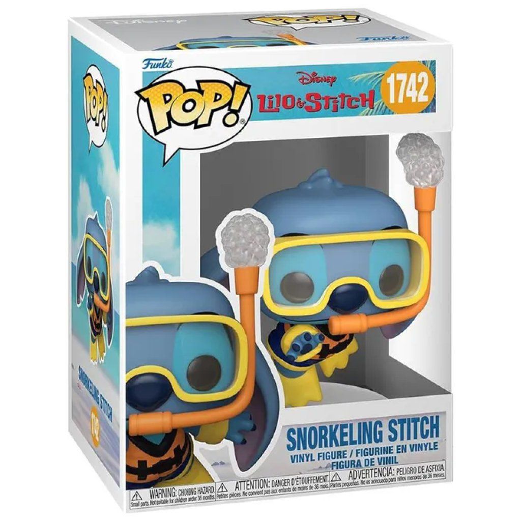 Funko POP! Disney Stitch Snorkeling 1742 – Figura in vinile 9,5 cm