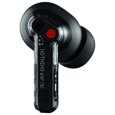 Nothing Ear (a) Auricolari True Wireless ANC, Bluetooth 5.3, Nero Trasparente
