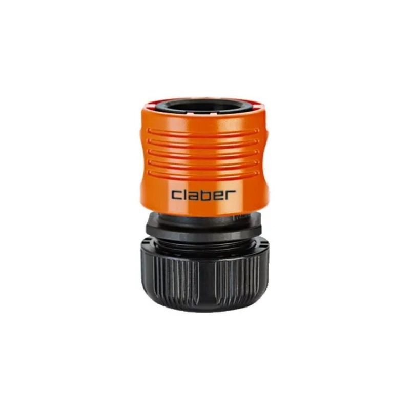 Claber Quick-Click 8569 – Raccordo rapido Aquastop per tubo da 5/8”
