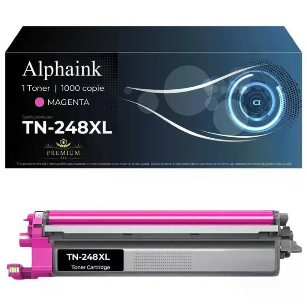 G&G Toner compatibile G&G TN-248M Magenta per Brother, fino a 1200 pagine