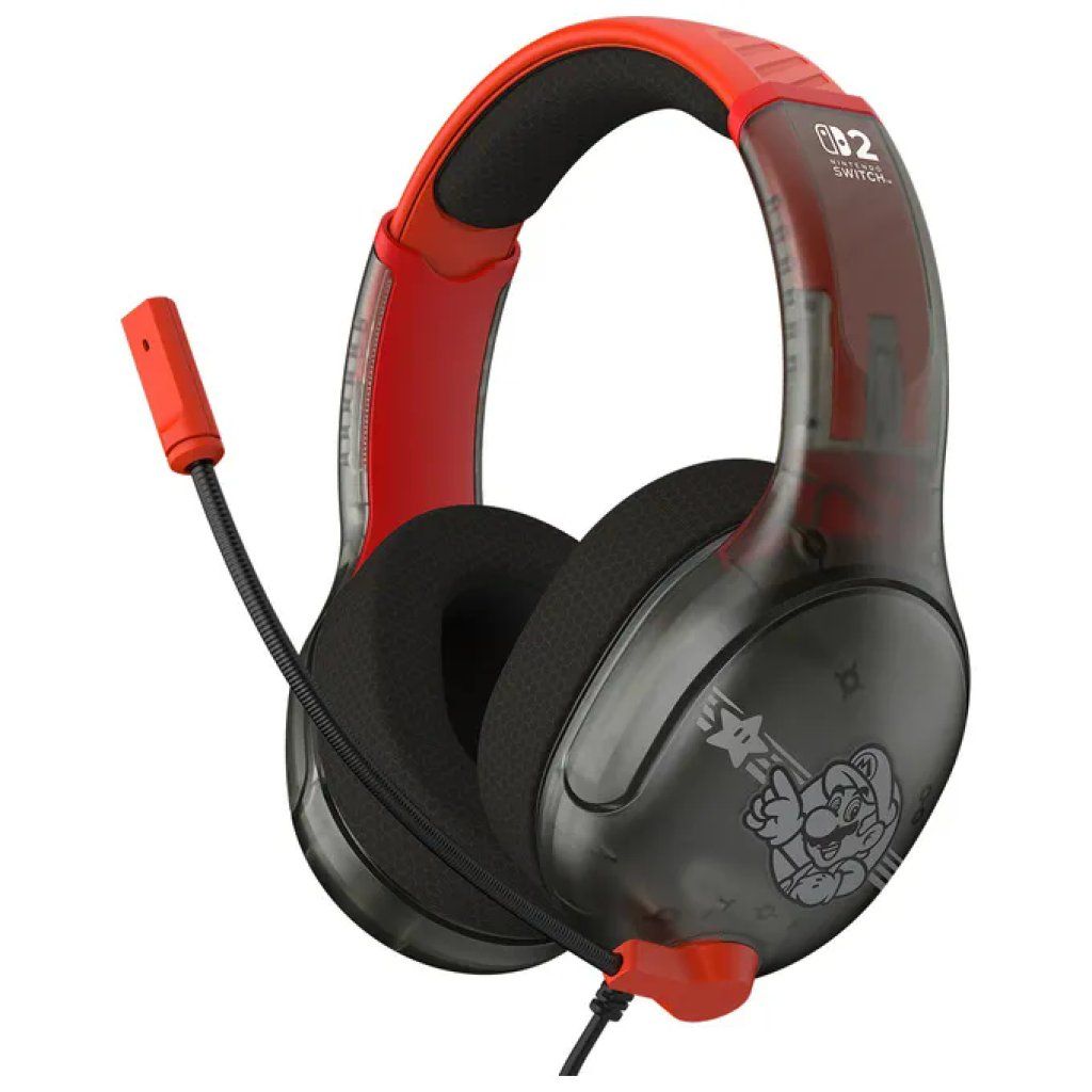 Turtle Beach Airlite Fit TBS-8003-85 Cuffie Gaming per Nintendo Switch 2 – Mario Star, Nero/Rosso Turtle Beach Airlite Fit TBS-8003-85 Cuffie Gaming per Nintendo Switch 2 – Mario Star, Nero/Rosso