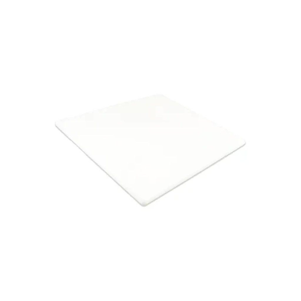 Bisetti Tagliere da Cucina in Polietilene Bianco 50 x 40 x 2 cm