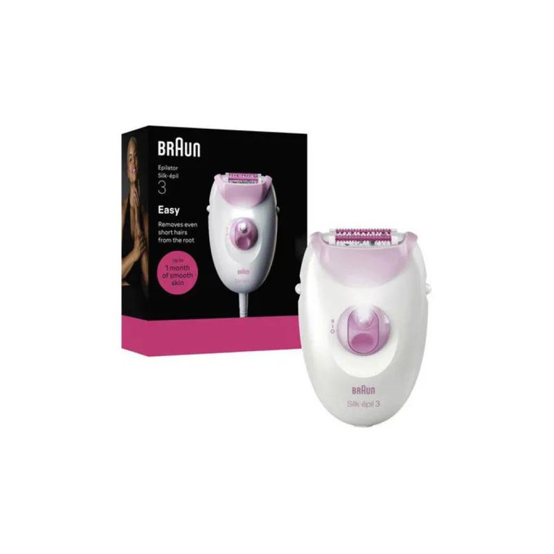 Braun Silk-épil 3 SE3-000 Epilatore Rosa