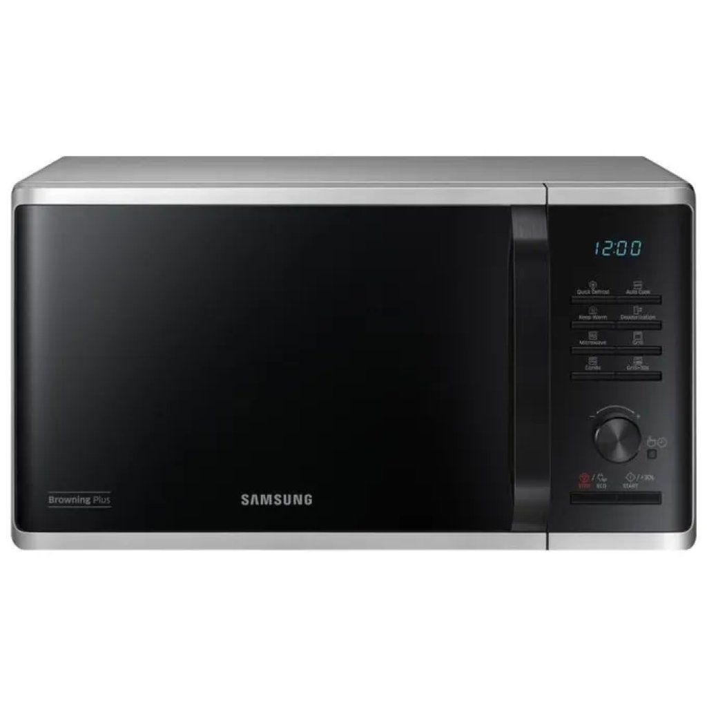 Samsung MG23K3515AS Microonde con Grill 23 L, 800 W, Acciaio Inox