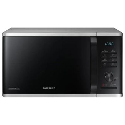 Samsung MG23K3515AS Microonde con Grill 23 L, 800 W, Acciaio Inox