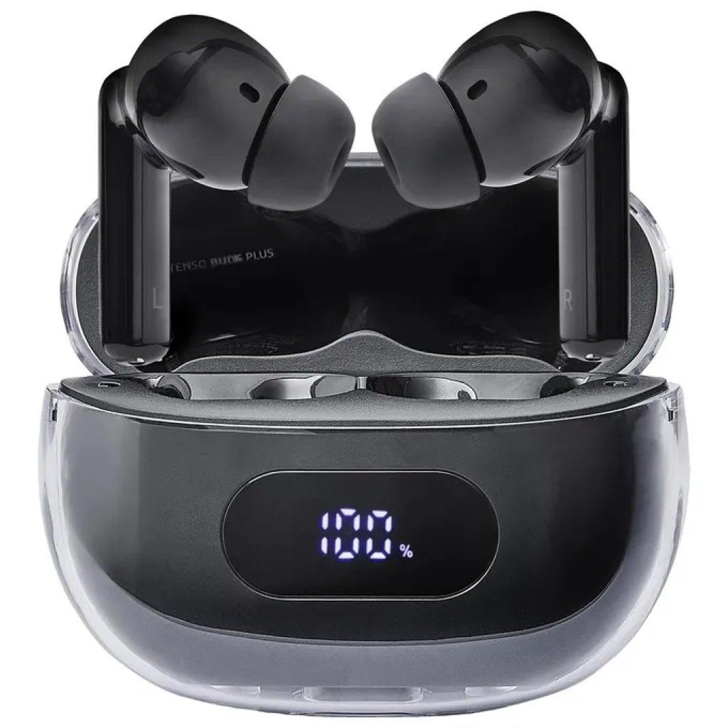 Intenso Buds Plus T310AE Auricolari True Wireless ANC, Bluetooth 5.4, Nero Intenso Buds Plus T310AE Auricolari True Wireless ANC, Bluetooth 5.4, Nero