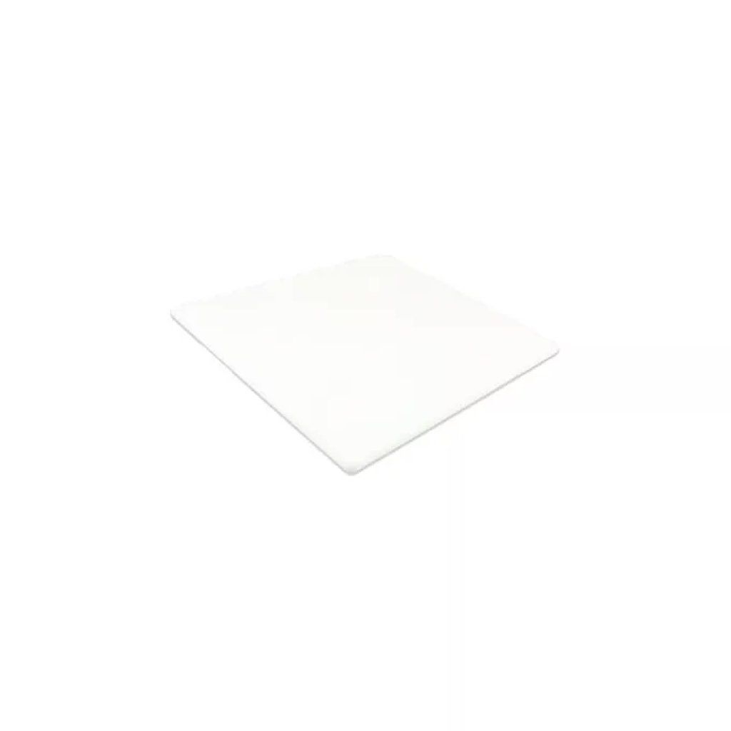 Bisetti Tagliere da Cucina in Polietilene Bianco 50 × 30 × 2 cm