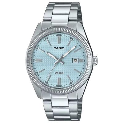 Casio MTP-1302PE-2AVEF Orologio Uomo Acciaio Quadrante Blu