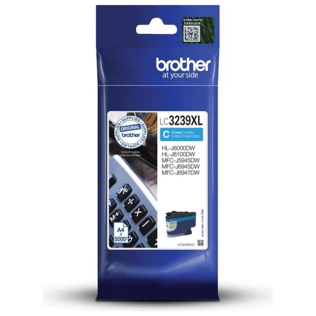 Brother LC3239XLC Cartuccia Originale Ciano XL – Fino a 5.000 Pagine Brother LC3239XLC Cartuccia Originale Ciano XL – Fino a 5.000 Pagine