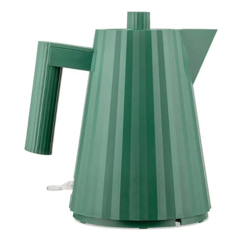 Alessi Plissé MDL06/1 GR – Bollitore elettrico verde, 1 L, 2400 W