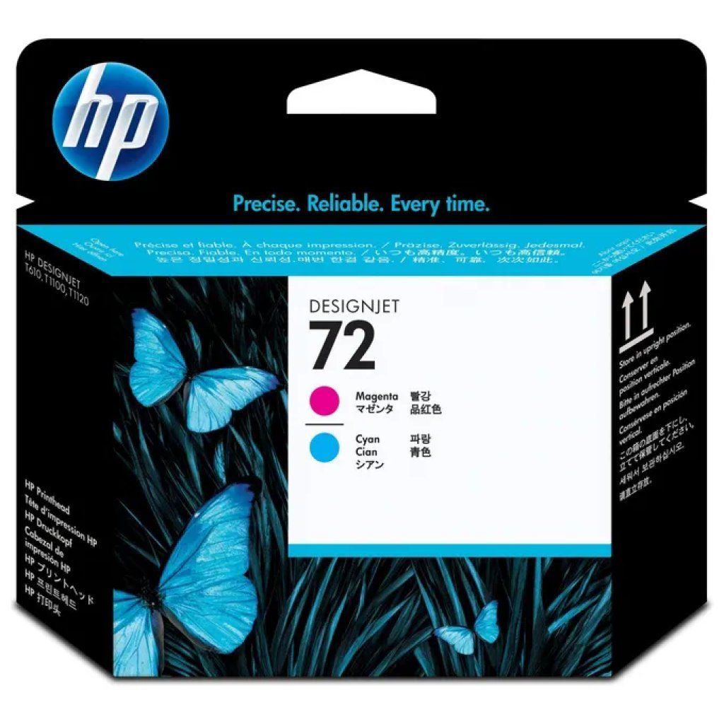 HP C9383A Testina di Stampa Originale 72 Ciano e Magenta