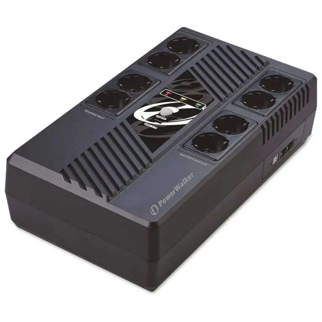 PowerWalker VI 1000 MS UPS Line Interactive 1000 VA / 600 W, 8 prese, USB e RS-232 PowerWalker VI 1000 MS UPS Line Interactive 1000 VA / 600 W, 8 prese, USB e RS-232