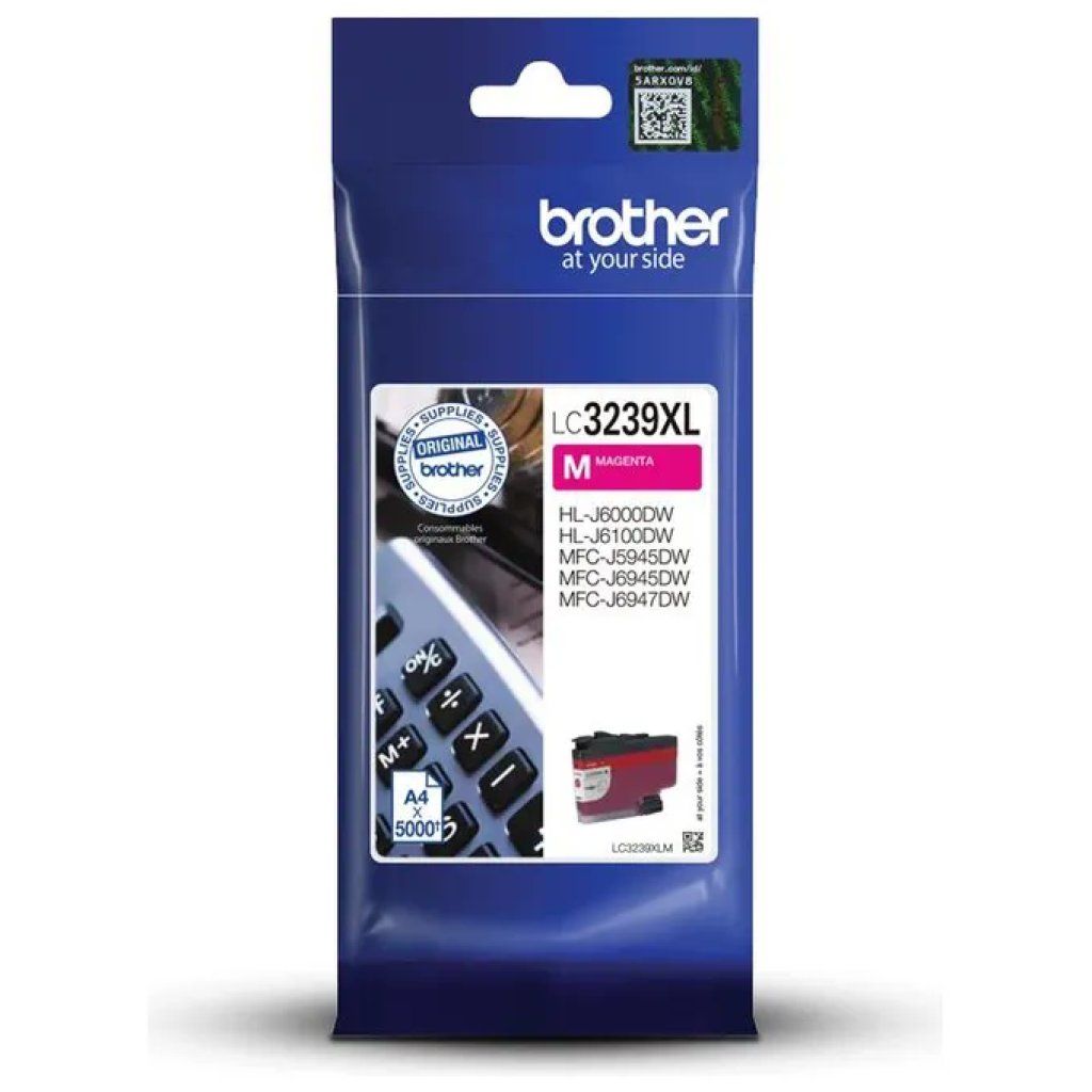 Brother LC3239XLM Cartuccia Inkjet Magenta XL – 5.000 pagine