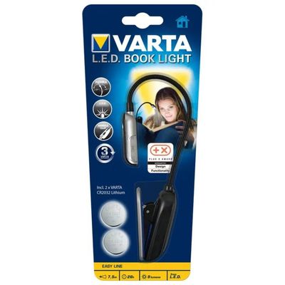 VARTA LED Book Light – Luce da lettura con clip