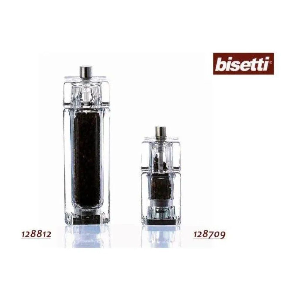 Bisetti 826 Macinapepe Quadro Trasparente, 14,5 cm Bisetti 826 Macinapepe Quadro Trasparente, 14,5 cm