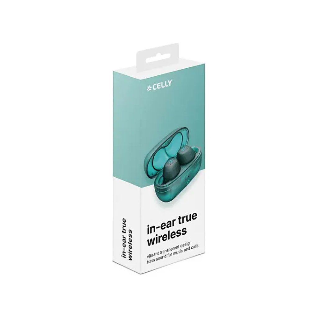 Celly GlassSound Auricolari True Wireless Bluetooth 6.0 Turchese Celly GlassSound Auricolari True Wireless Bluetooth 6.0 Turchese