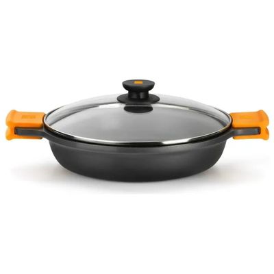 CASALINGHI BRA Efficient A270536 Casseruola Bassa 36 cm con Coperchio