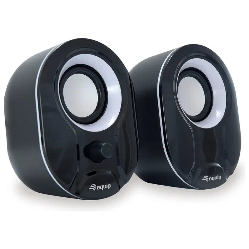 Conceptronic Equip 245333 Mini casse stereo USB 2.0, 6 W, jack 3,5 mm, nere