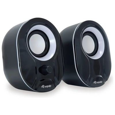 Conceptronic Equip 245333 – Casse stereo USB 2.0, 6 W, nere Conceptronic Equip 245333 – Casse stereo USB 2.0, 6 W, nere