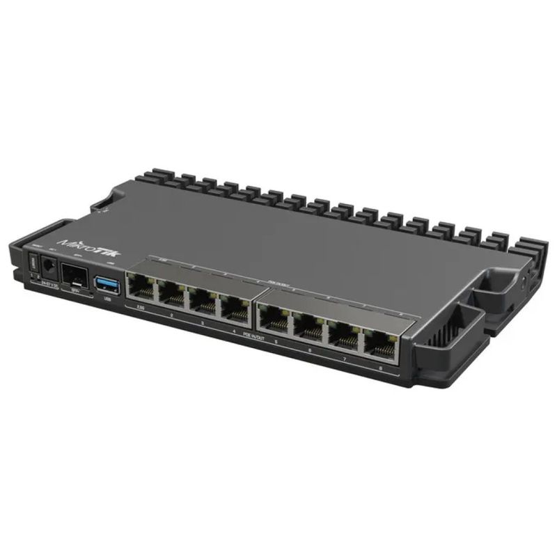 MikroTik RB5009UG+S+IN Router cablato 2.5GbE con PoE e SFP+