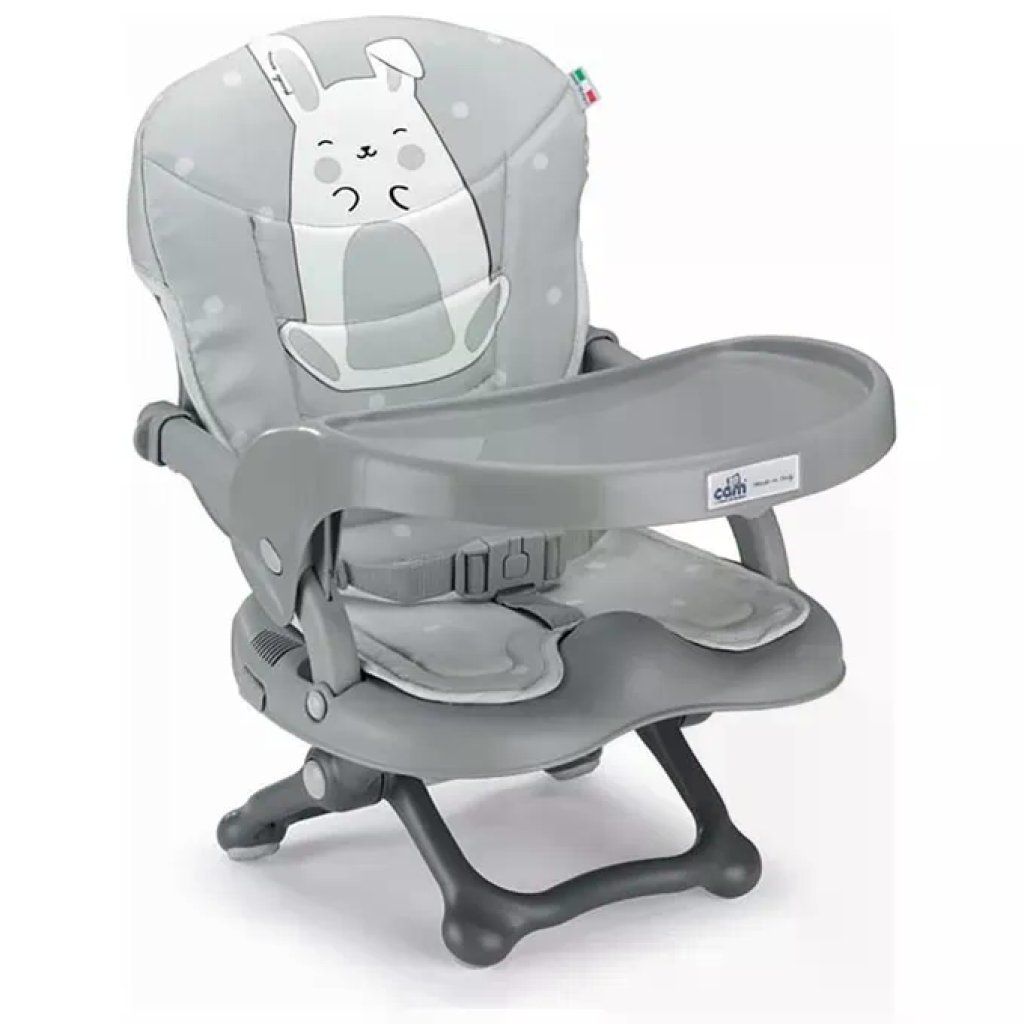 CAM Smarty Rabbit Rialzo Sedia per Bambini con Vassoio