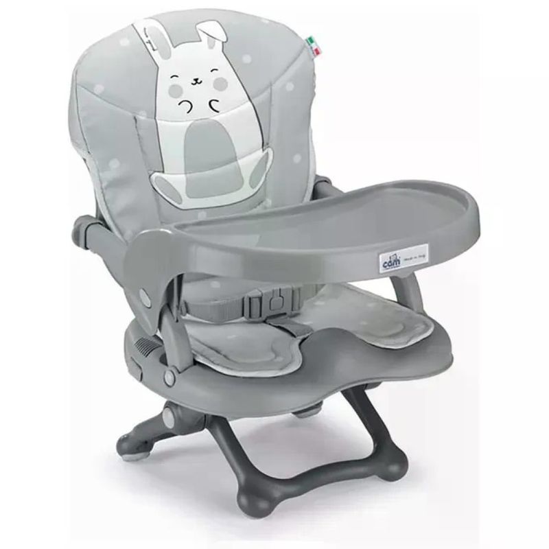 CAM Smarty Rabbit Rialzo Sedia per Bambini con Vassoio
