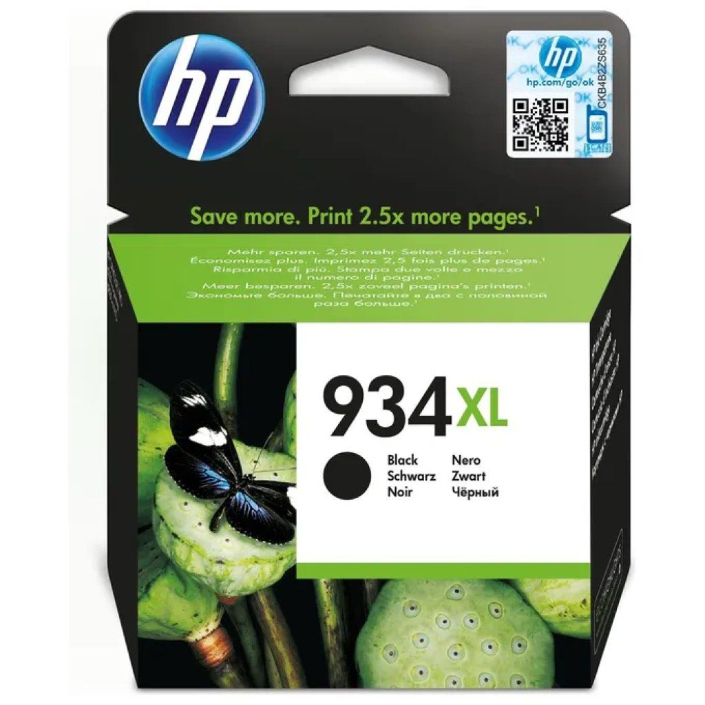 HP Cartuccia HP 934XL Originale Nero ad Alta Capacità, 25,5 ml HP Cartuccia HP 934XL Originale Nero ad Alta Capacità, 25,5 ml