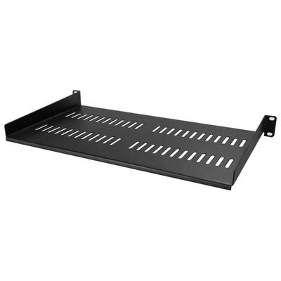 STARTECH.COM StarTech CABSHELFV1U – Scaffale Rack Ventilato 1U, 25 cm, Nero