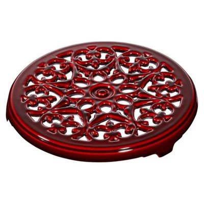 Staub Sottopentola Tondo in Ghisa Smaltata Rosso, 23 cm