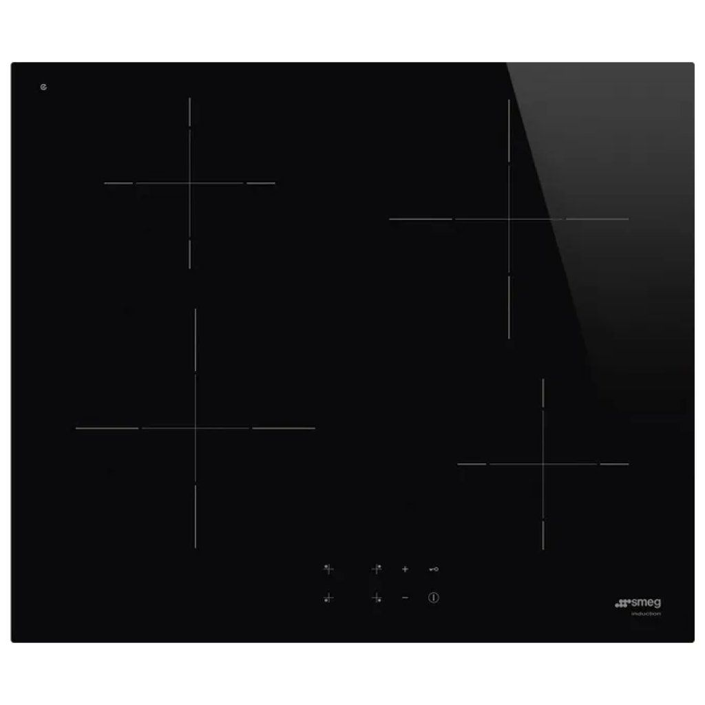 SMEG Piano cottura a induzione Smeg SI2641D, 60 cm, 4 zone, nero